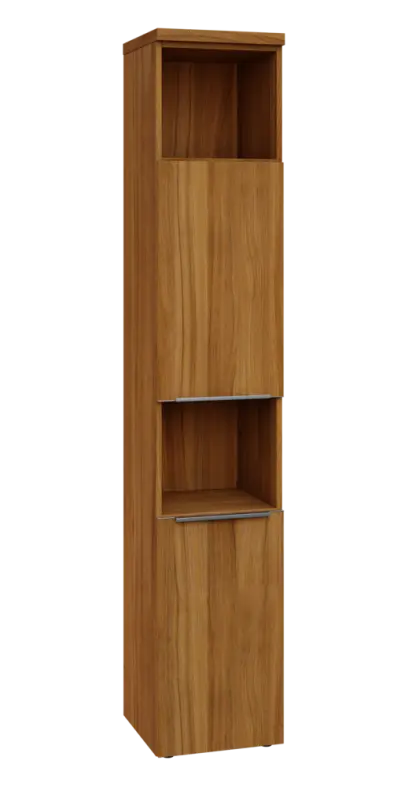 SIN 6 - 42DN2 kancelářská skříň, 2-dveřová/nika, pravá, 2170x400x400, ořech světlý